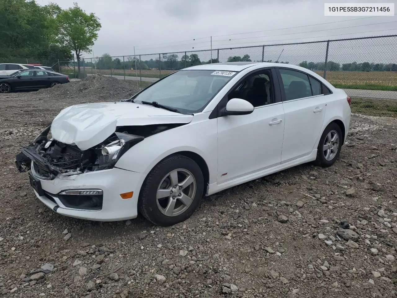 2016 Chevrolet Cruze Limited Lt VIN: 1G1PE5SB3G7211456 Lot: 56790135