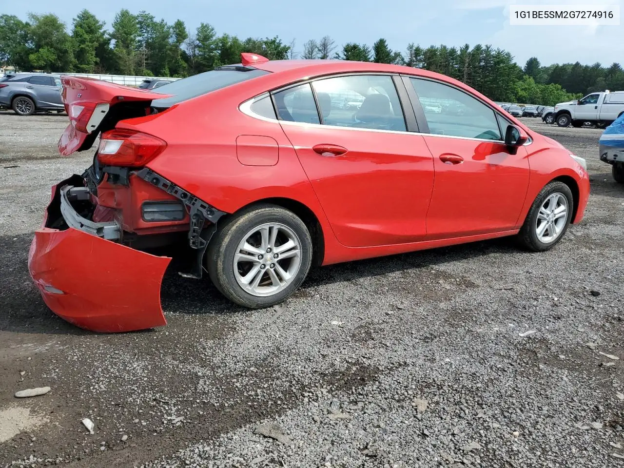 2016 Chevrolet Cruze Lt VIN: 1G1BE5SM2G7274916 Lot: 61690665