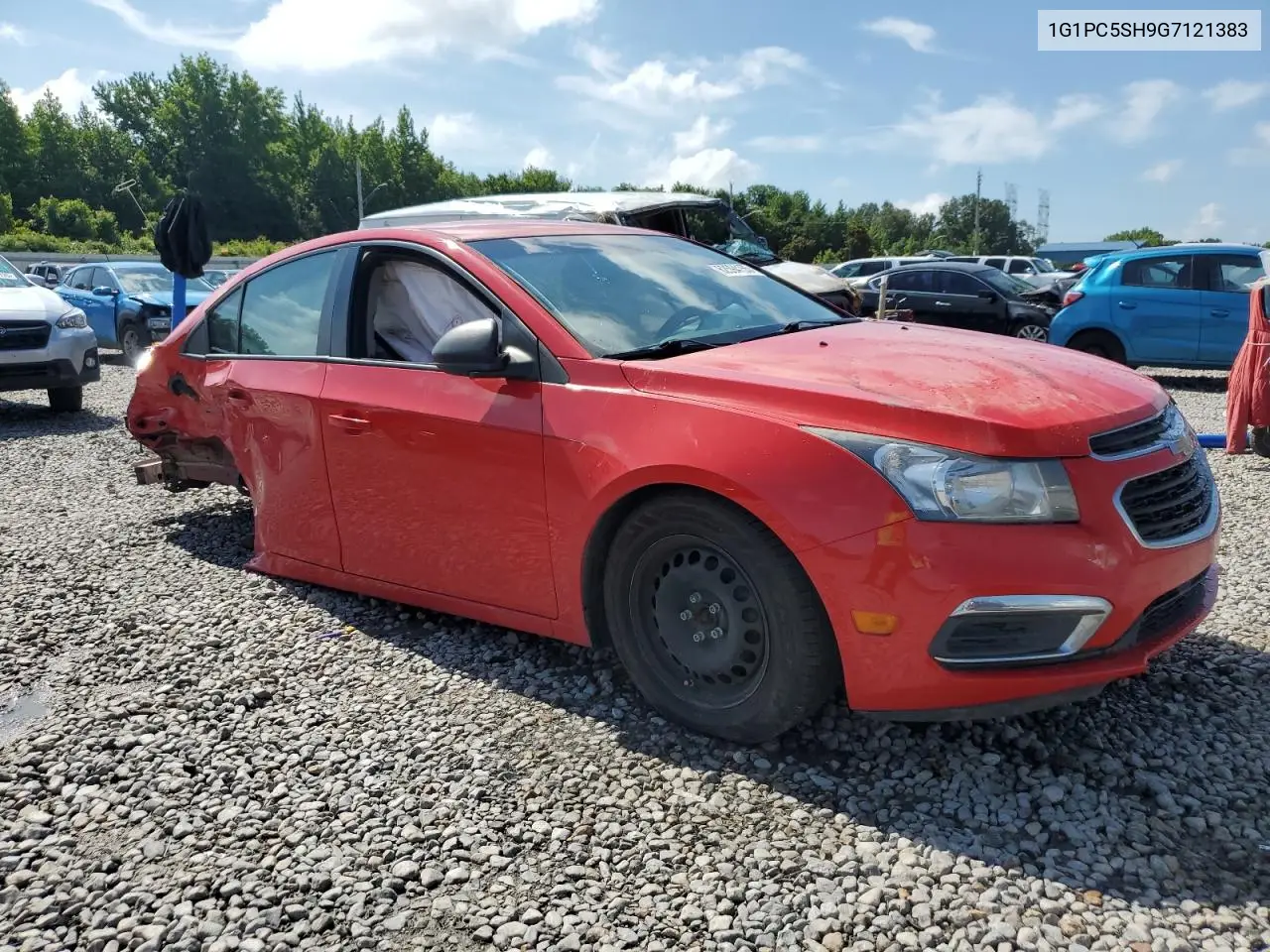 2016 Chevrolet Cruze Limited Ls VIN: 1G1PC5SH9G7121383 Lot: 62594155