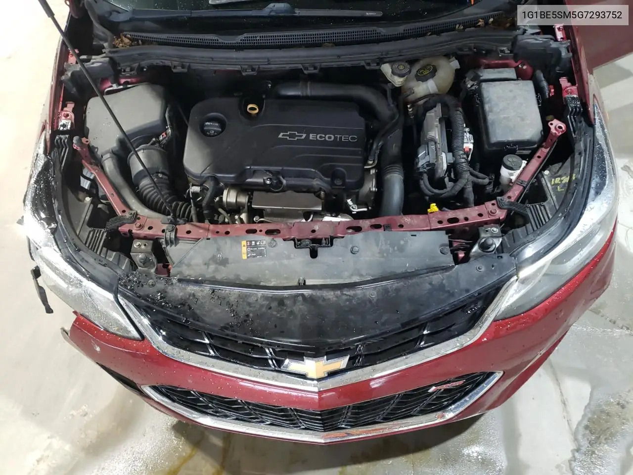 2016 Chevrolet Cruze Lt VIN: 1G1BE5SM5G7293752 Lot: 62609565