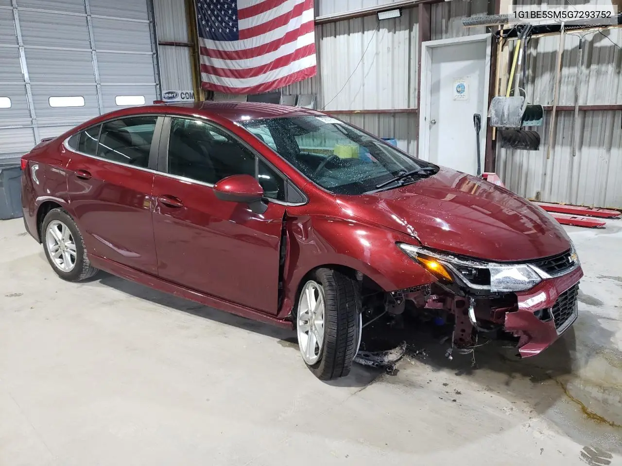 2016 Chevrolet Cruze Lt VIN: 1G1BE5SM5G7293752 Lot: 62609565