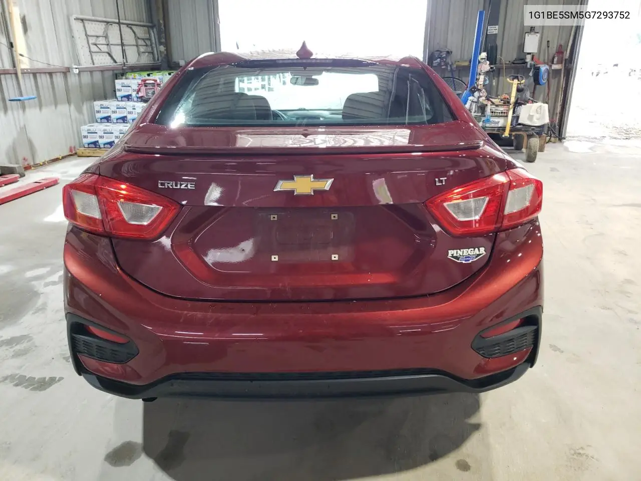 2016 Chevrolet Cruze Lt VIN: 1G1BE5SM5G7293752 Lot: 62609565