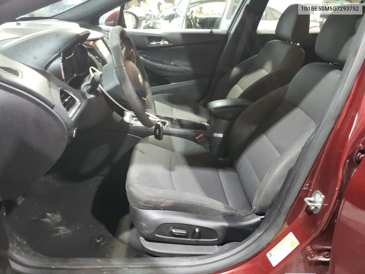 2016 Chevrolet Cruze Lt VIN: 1G1BE5SM5G7293752 Lot: 62609565
