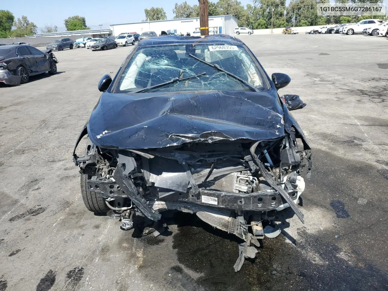 2016 Chevrolet Cruze Ls VIN: 1G1BC5SM6G7286167 Lot: 62960355