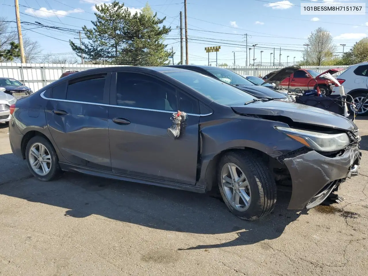 2017 Chevrolet Cruze Lt VIN: 1G1BE5SM8H7151767 Lot: 52244335