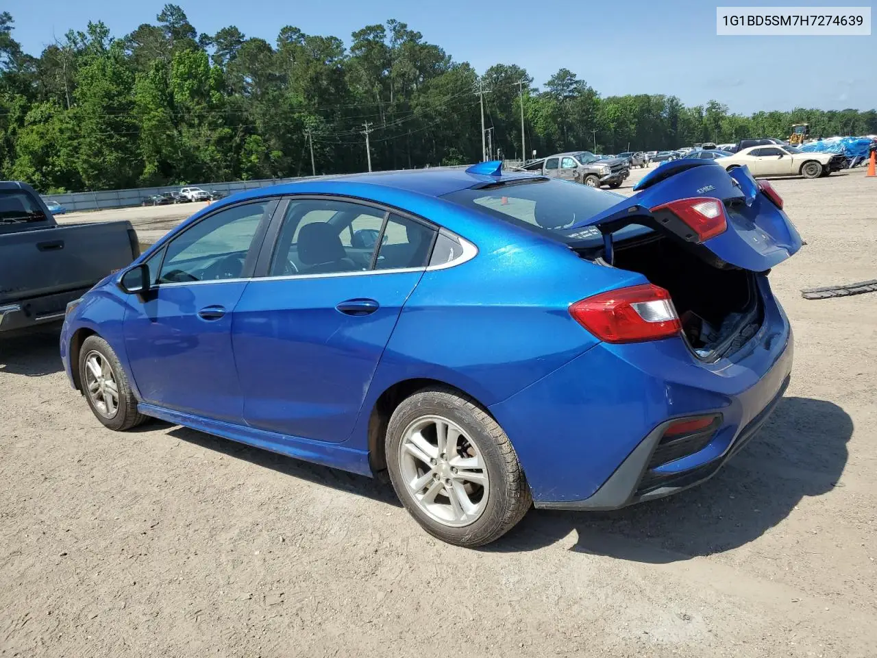 2017 Chevrolet Cruze Lt VIN: 1G1BD5SM7H7274639 Lot: 56034675