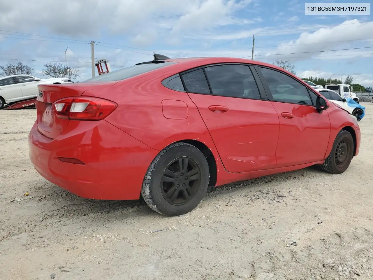 2017 Chevrolet Cruze Ls VIN: 1G1BC5SM3H7197321 Lot: 56754435