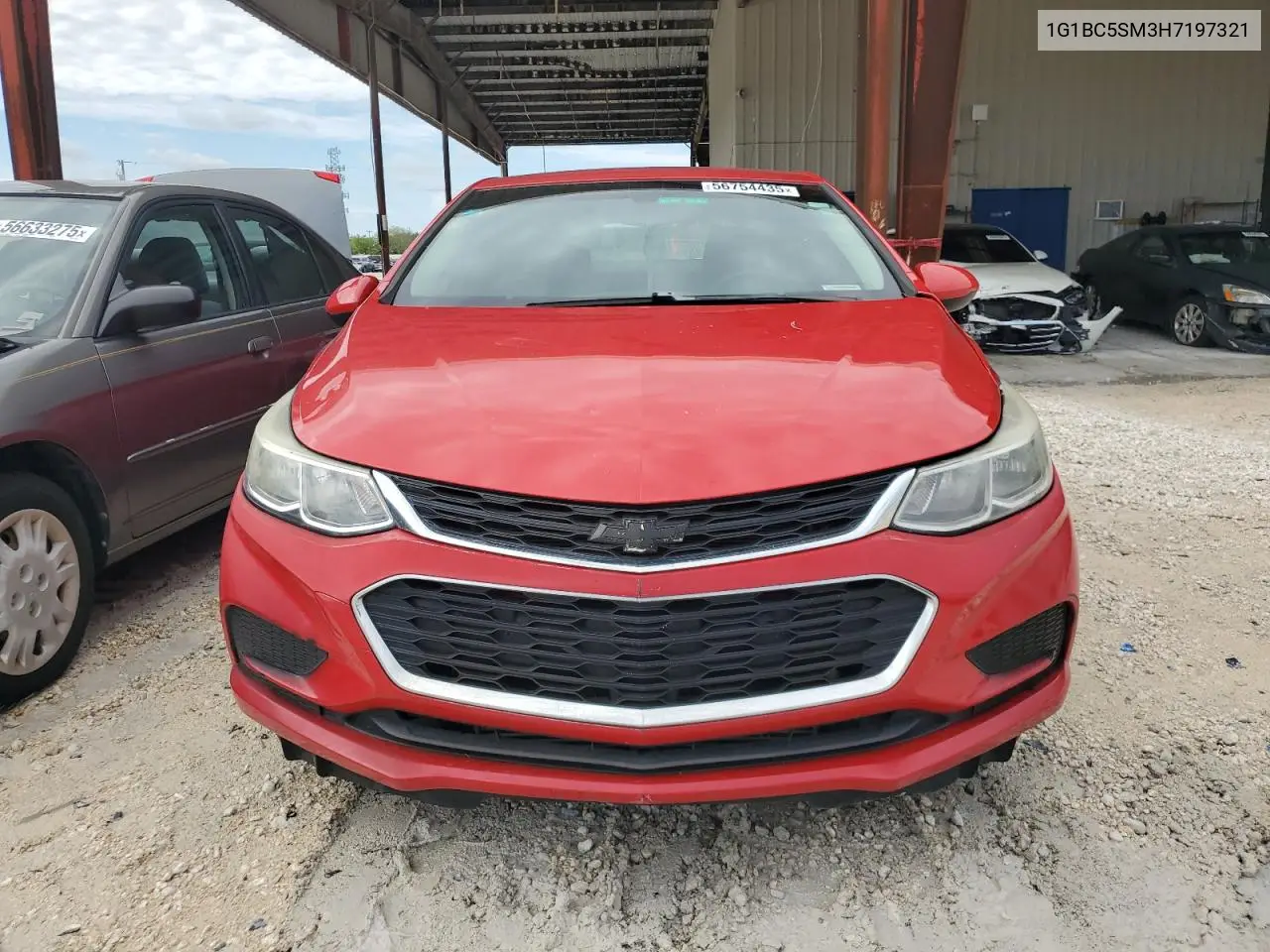 2017 Chevrolet Cruze Ls VIN: 1G1BC5SM3H7197321 Lot: 56754435