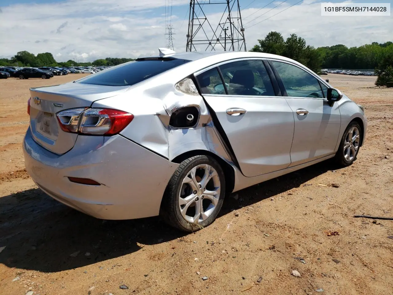 2017 Chevrolet Cruze Premier VIN: 1G1BF5SM5H7144028 Lot: 56887885