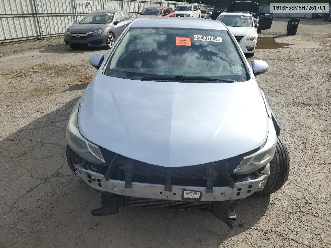 2017 Chevrolet Cruze Premier VIN: 1G1BF5SM6H7261701 Lot: 56897685