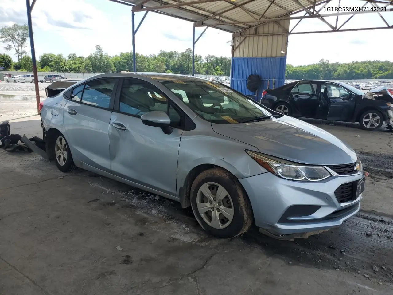 2017 Chevrolet Cruze Ls VIN: 1G1BC5SMXH7142221 Lot: 57106485