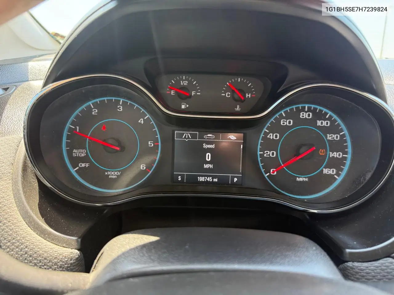 2017 Chevrolet Cruze Lt VIN: 1G1BH5SE7H7239824 Lot: 57283955