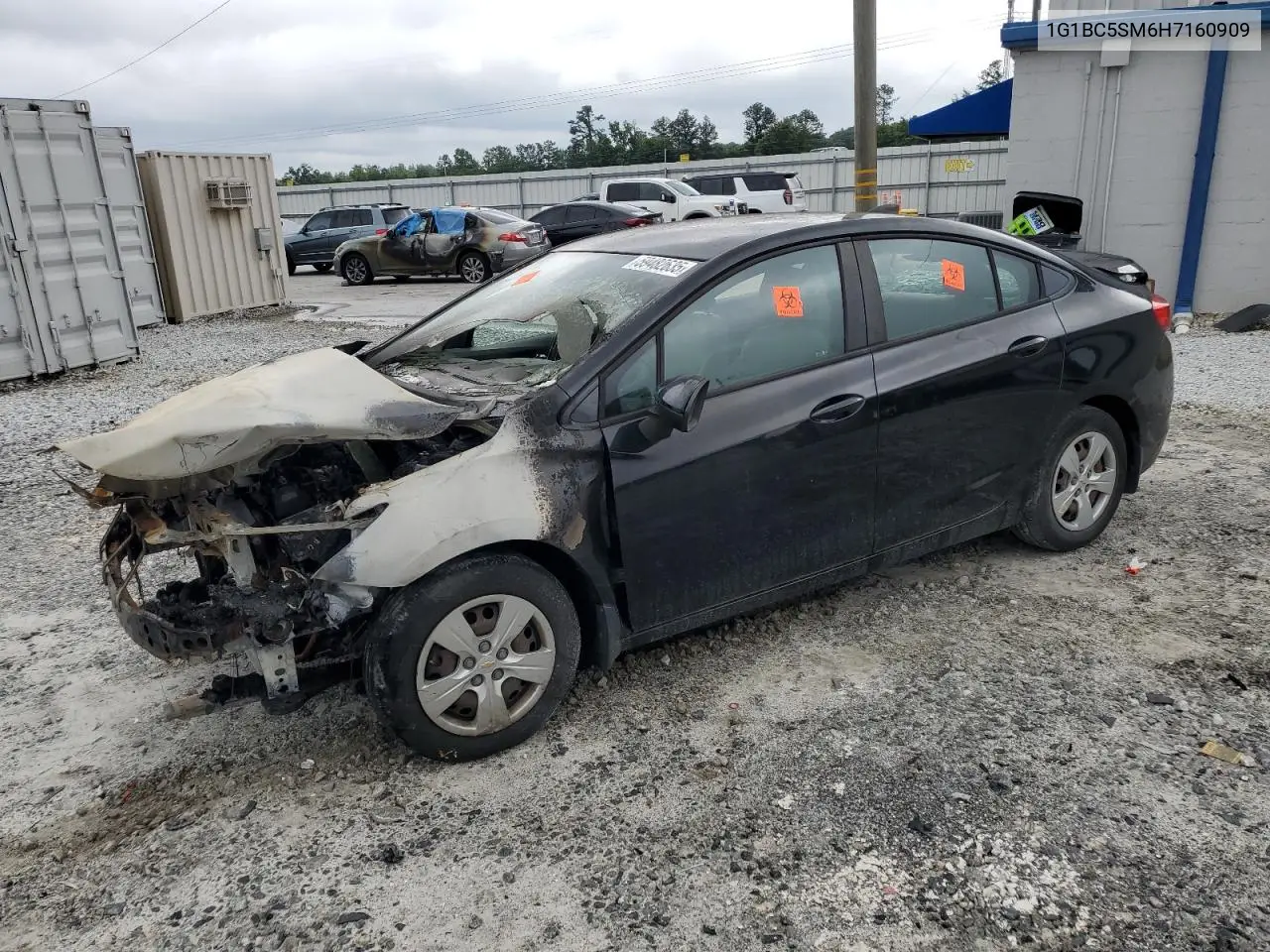 2017 Chevrolet Cruze Ls VIN: 1G1BC5SM6H7160909 Lot: 59482635