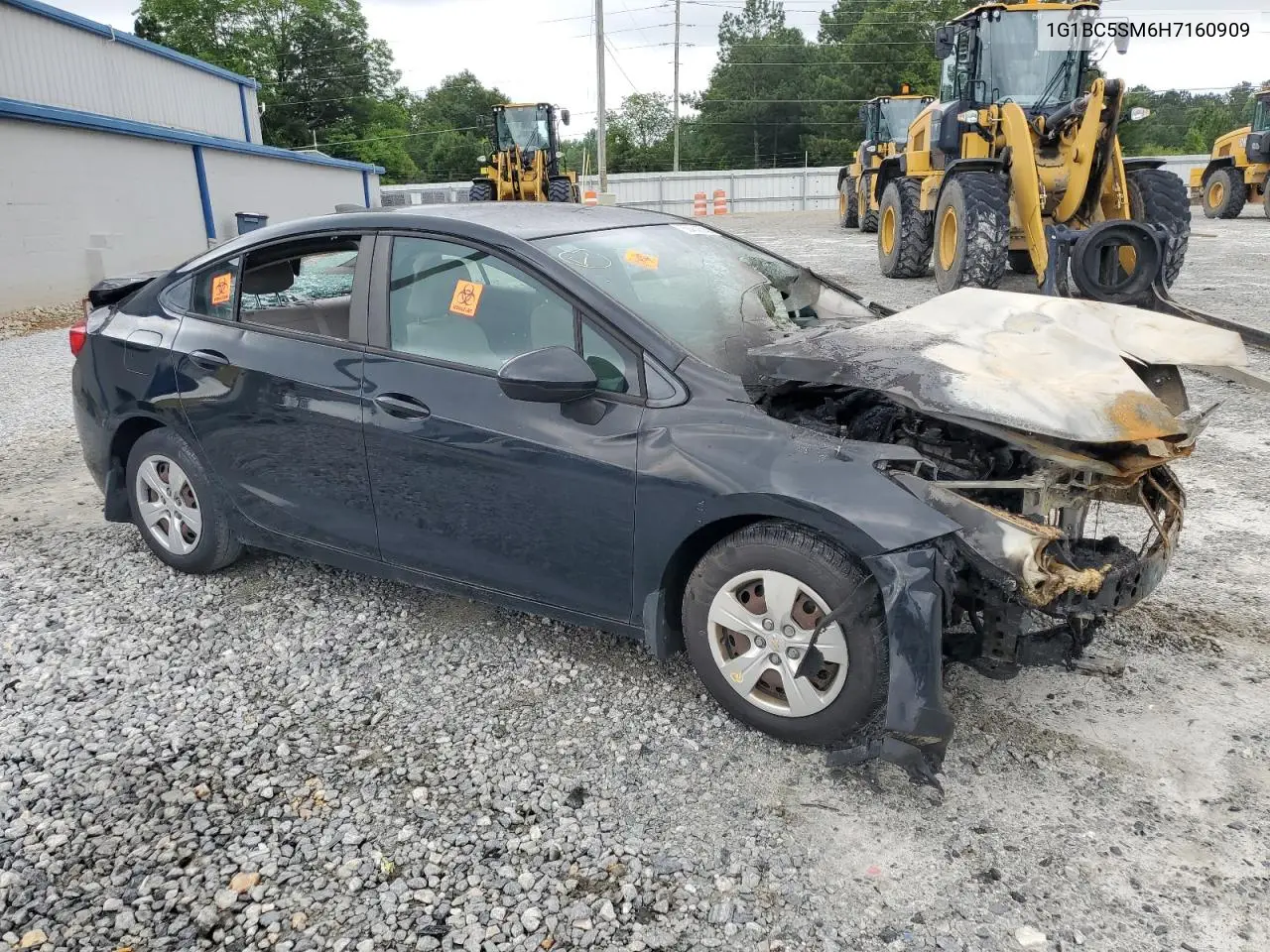 2017 Chevrolet Cruze Ls VIN: 1G1BC5SM6H7160909 Lot: 59482635