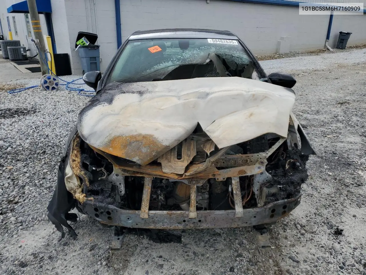 2017 Chevrolet Cruze Ls VIN: 1G1BC5SM6H7160909 Lot: 59482635