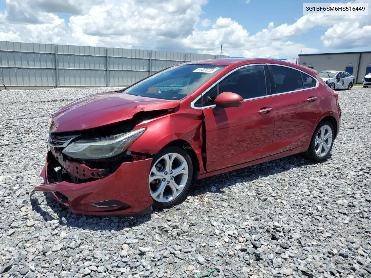 2017 Chevrolet Cruze Premier VIN: 3G1BF6SM6HS516449 Lot: 61469655