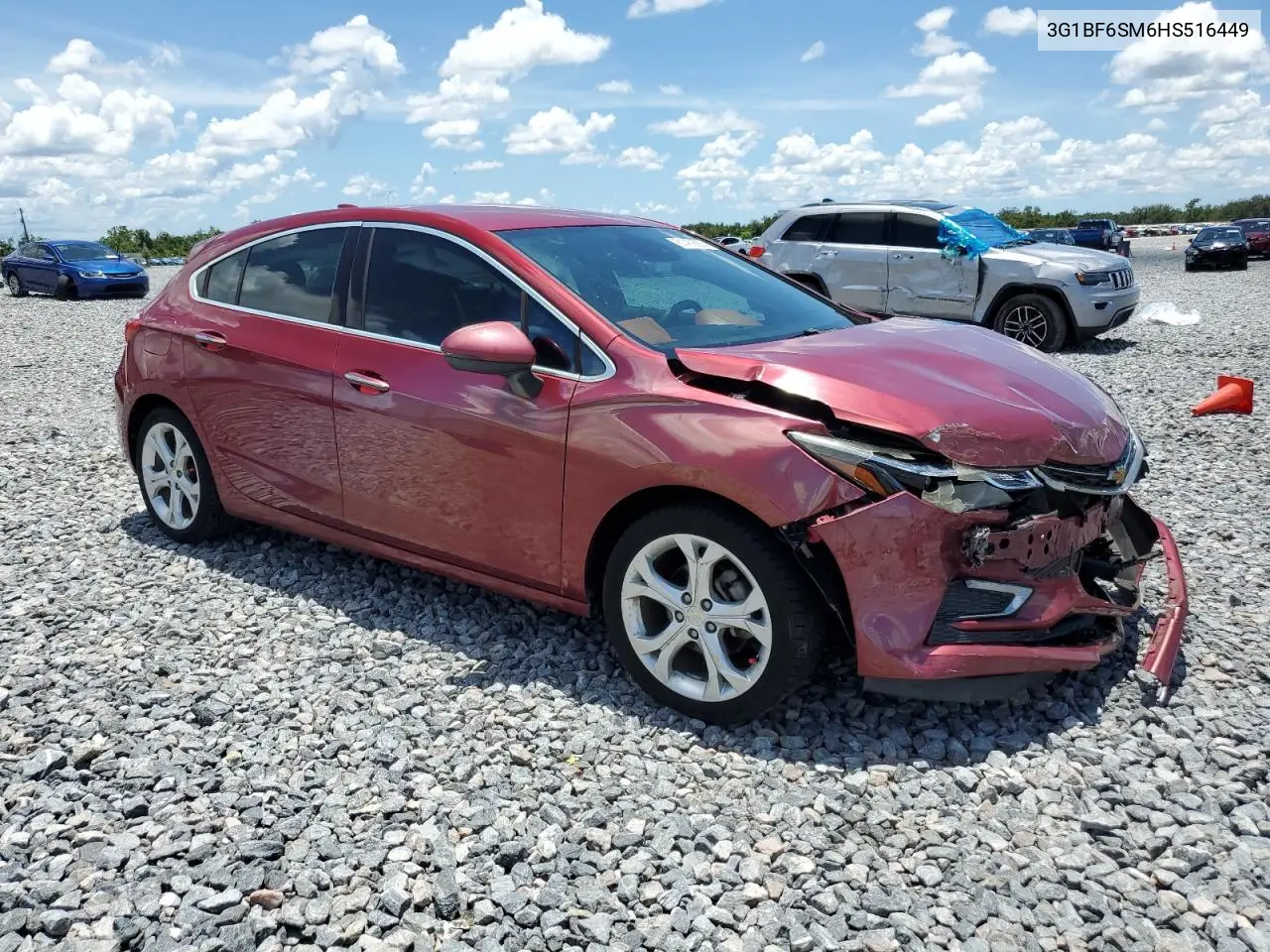 2017 Chevrolet Cruze Premier VIN: 3G1BF6SM6HS516449 Lot: 61469655