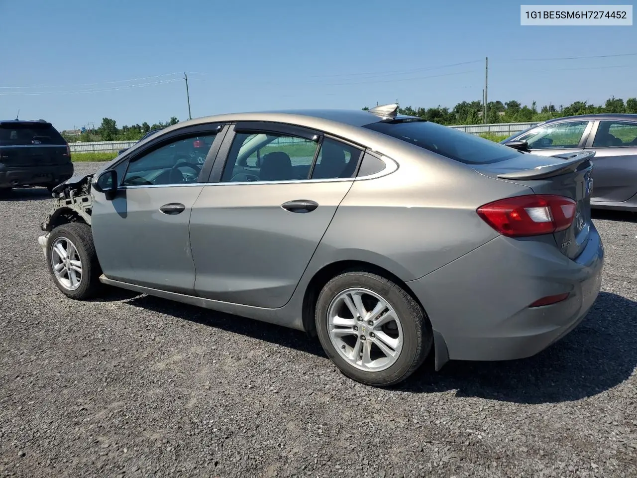 2017 Chevrolet Cruze Lt VIN: 1G1BE5SM6H7274452 Lot: 61923075