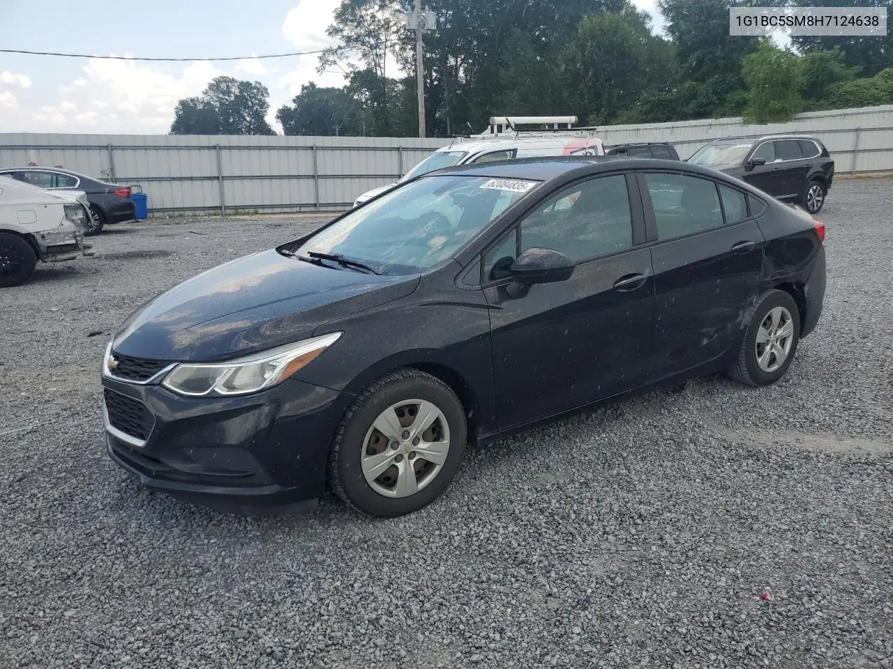 2017 Chevrolet Cruze Ls VIN: 1G1BC5SM8H7124638 Lot: 62084835
