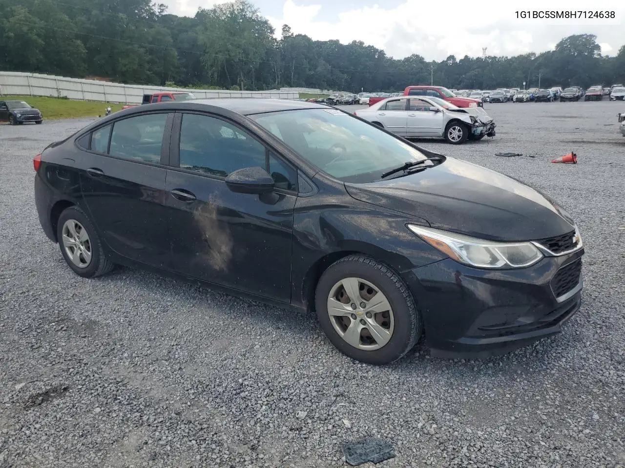 2017 Chevrolet Cruze Ls VIN: 1G1BC5SM8H7124638 Lot: 62084835