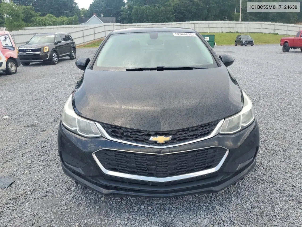 2017 Chevrolet Cruze Ls VIN: 1G1BC5SM8H7124638 Lot: 62084835