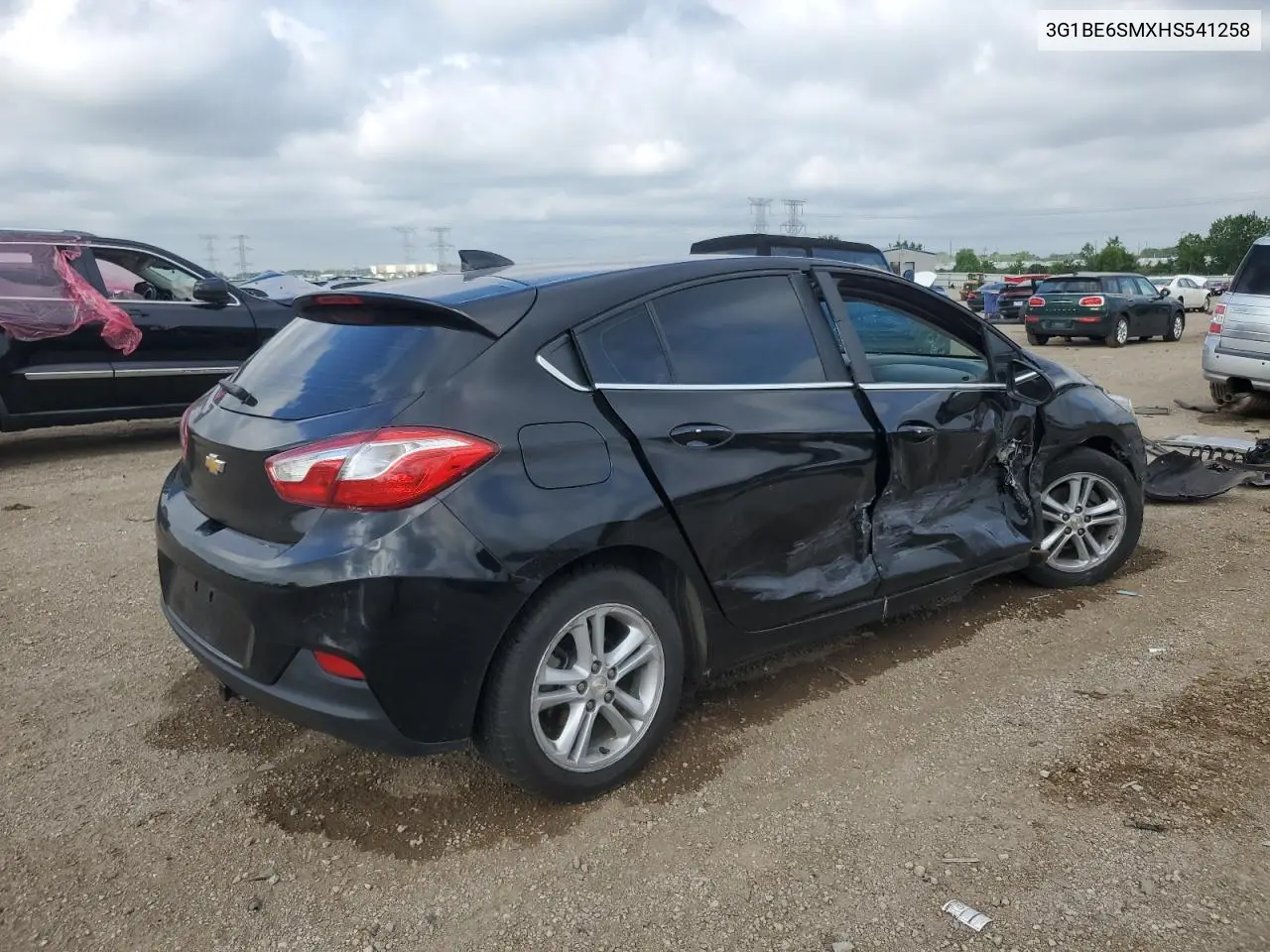 2017 Chevrolet Cruze Lt VIN: 3G1BE6SMXHS541258 Lot: 62191505
