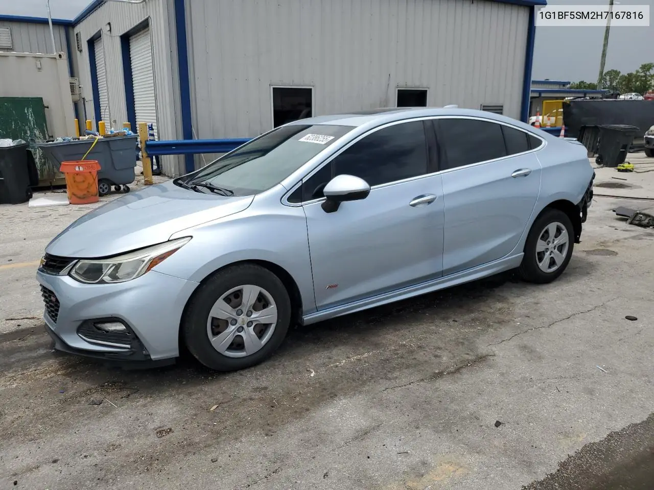 2017 Chevrolet Cruze Premier VIN: 1G1BF5SM2H7167816 Lot: 62386255