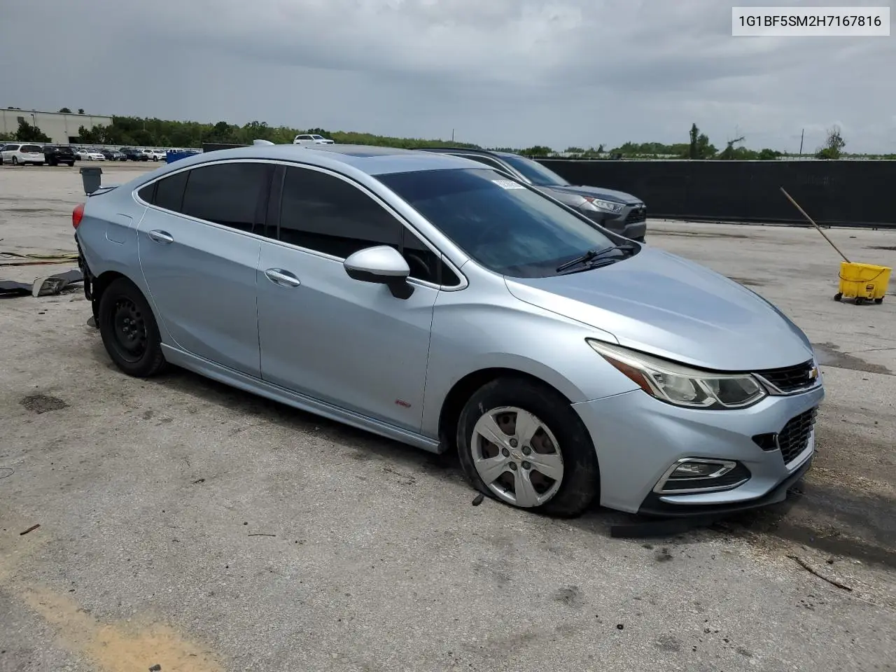 2017 Chevrolet Cruze Premier VIN: 1G1BF5SM2H7167816 Lot: 62386255