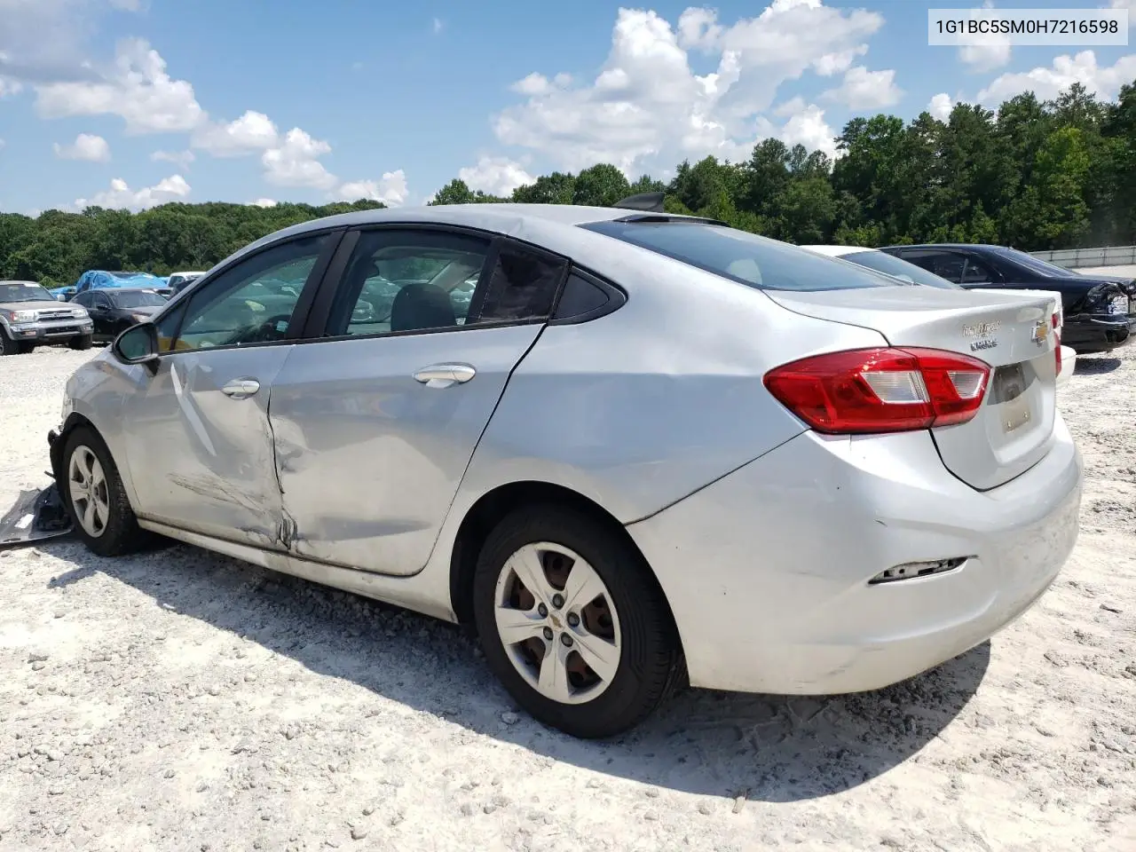 2017 Chevrolet Cruze Ls VIN: 1G1BC5SM0H7216598 Lot: 62664275