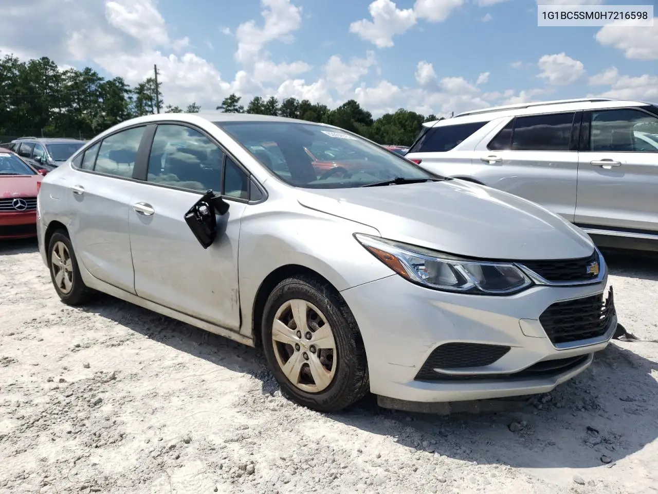 2017 Chevrolet Cruze Ls VIN: 1G1BC5SM0H7216598 Lot: 62664275