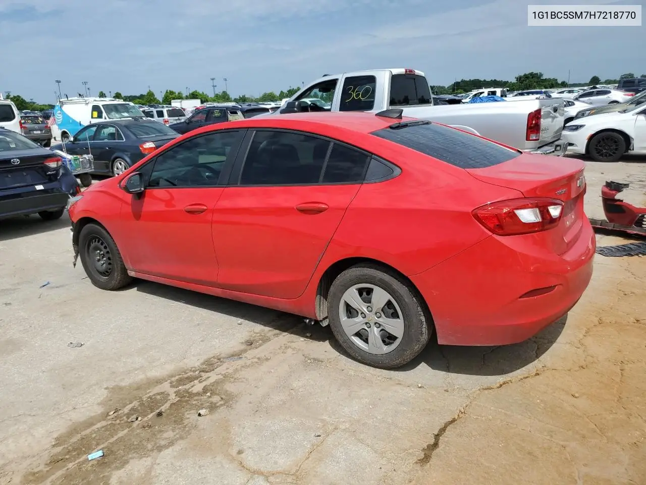 2017 Chevrolet Cruze Ls VIN: 1G1BC5SM7H7218770 Lot: 62725895