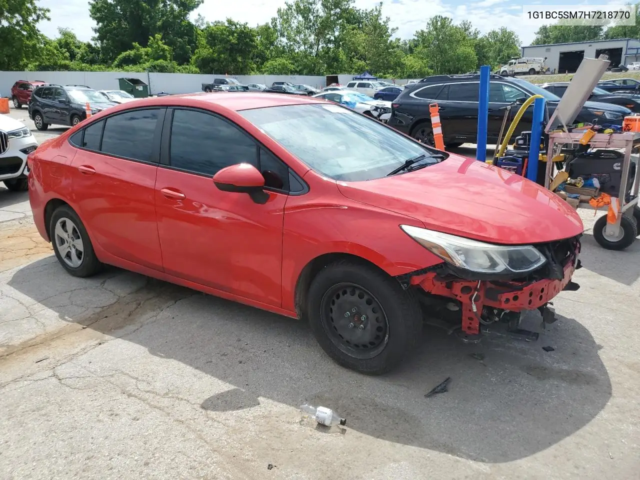2017 Chevrolet Cruze Ls VIN: 1G1BC5SM7H7218770 Lot: 62725895