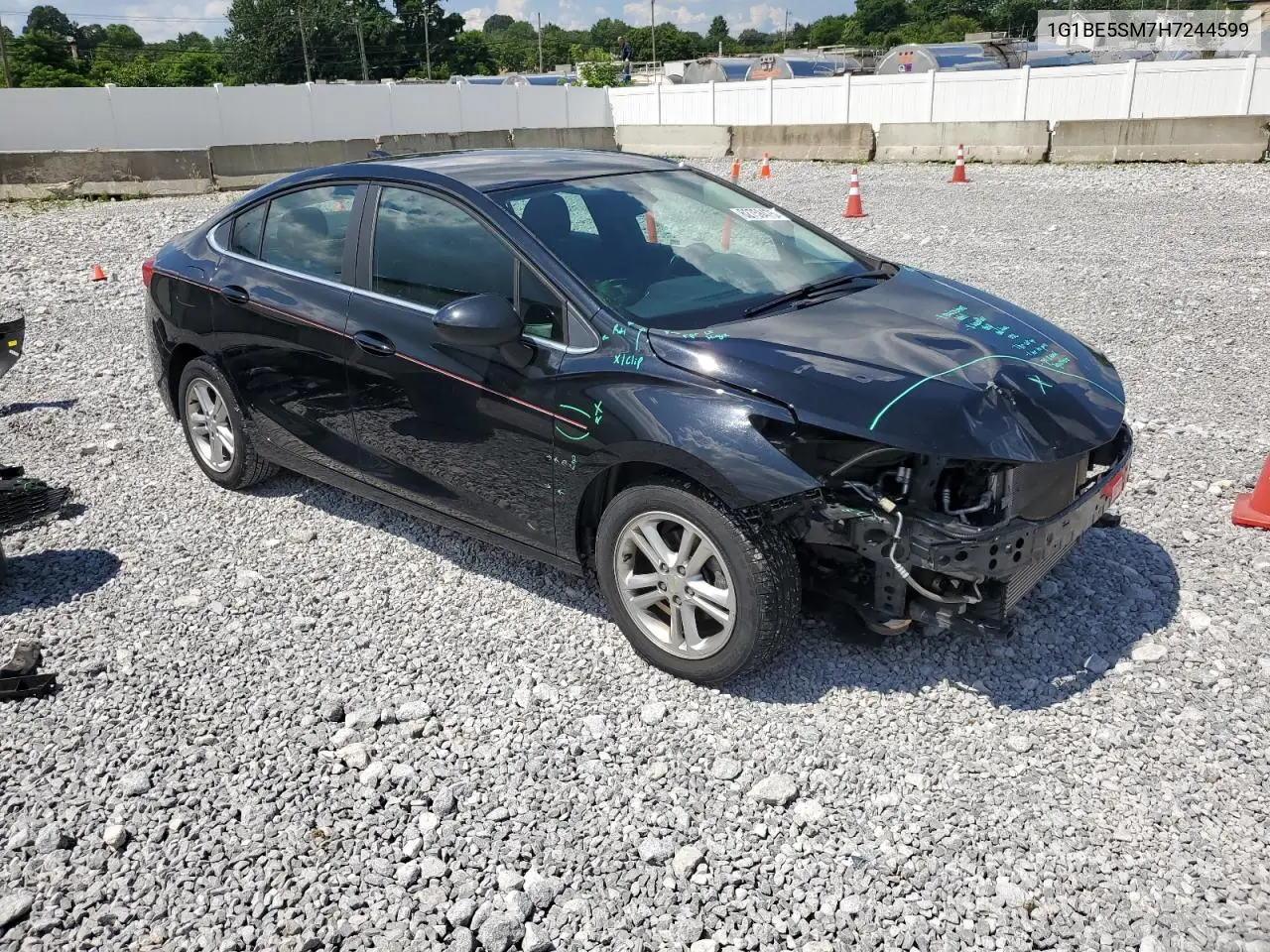 2017 Chevrolet Cruze Lt VIN: 1G1BE5SM7H7244599 Lot: 62758475