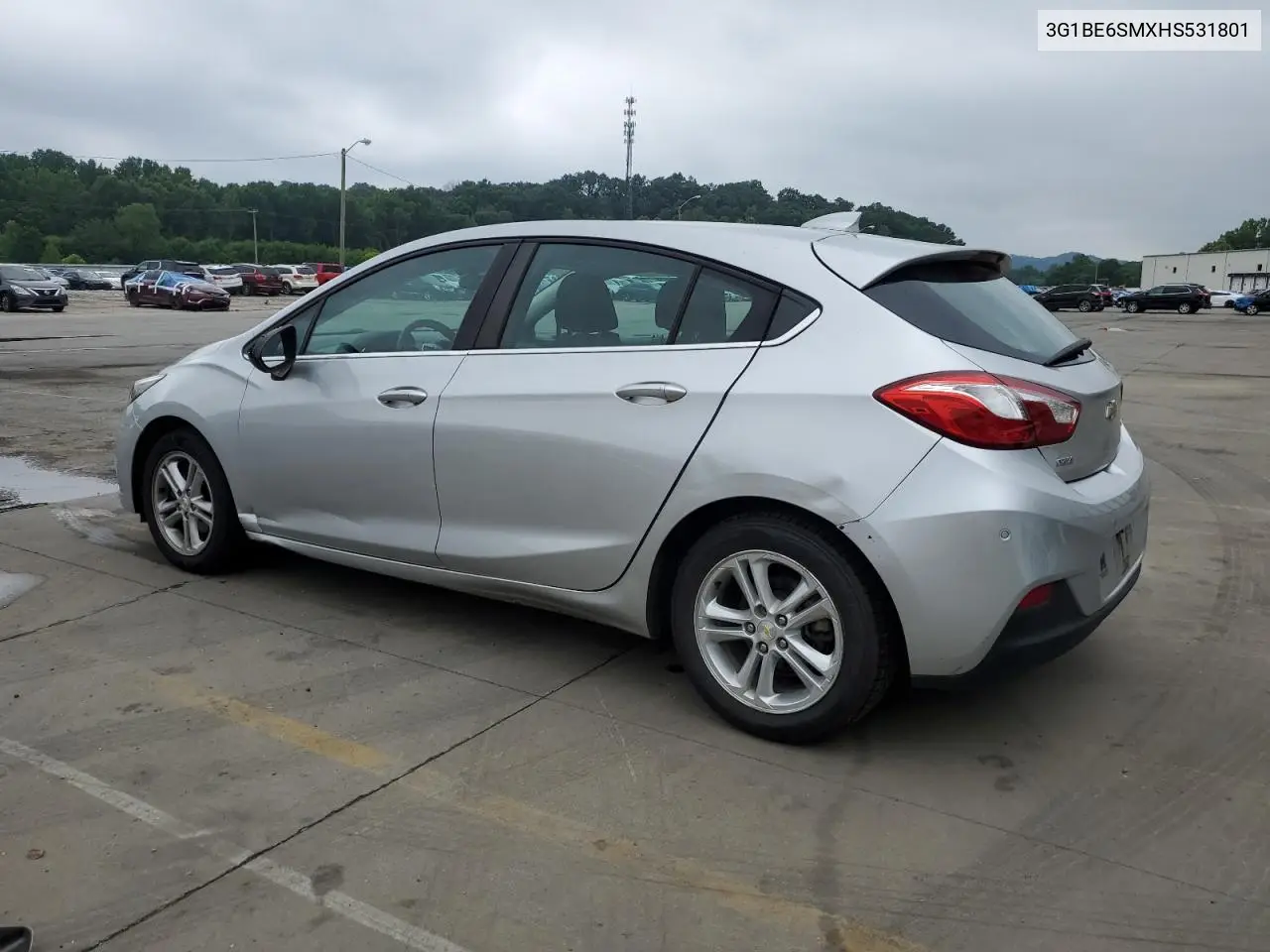 2017 Chevrolet Cruze Lt VIN: 3G1BE6SMXHS531801 Lot: 62830445