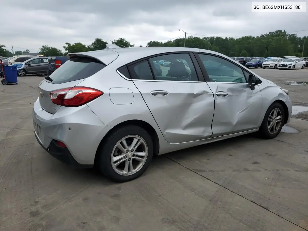 2017 Chevrolet Cruze Lt VIN: 3G1BE6SMXHS531801 Lot: 62830445