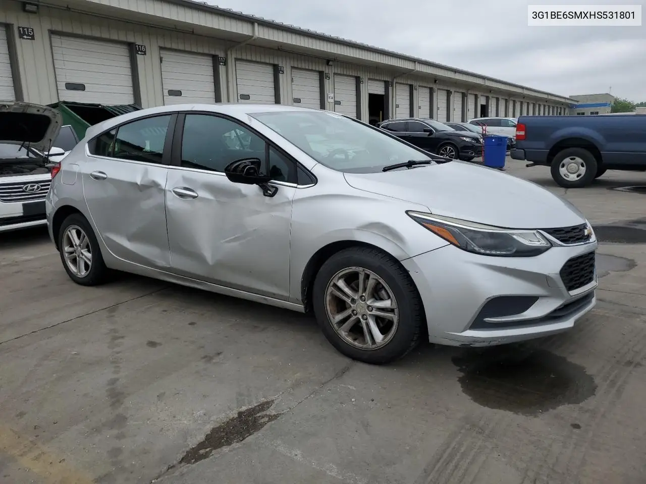 2017 Chevrolet Cruze Lt VIN: 3G1BE6SMXHS531801 Lot: 62830445