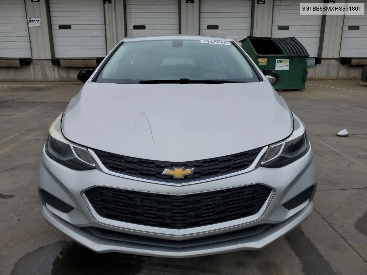 2017 Chevrolet Cruze Lt VIN: 3G1BE6SMXHS531801 Lot: 62830445