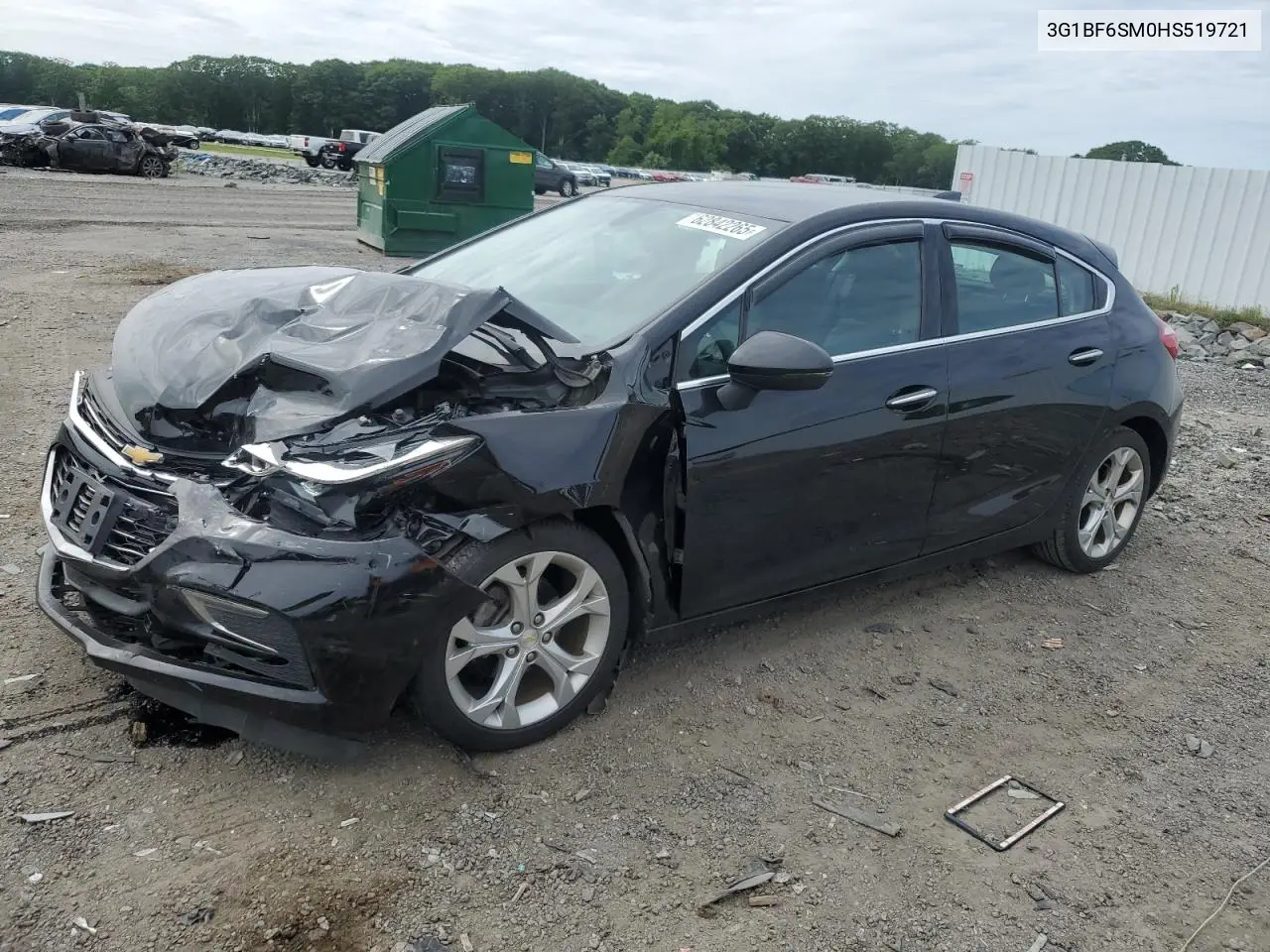 2017 Chevrolet Cruze Premier VIN: 3G1BF6SM0HS519721 Lot: 62842265