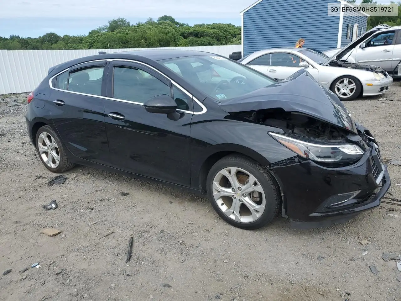 2017 Chevrolet Cruze Premier VIN: 3G1BF6SM0HS519721 Lot: 62842265