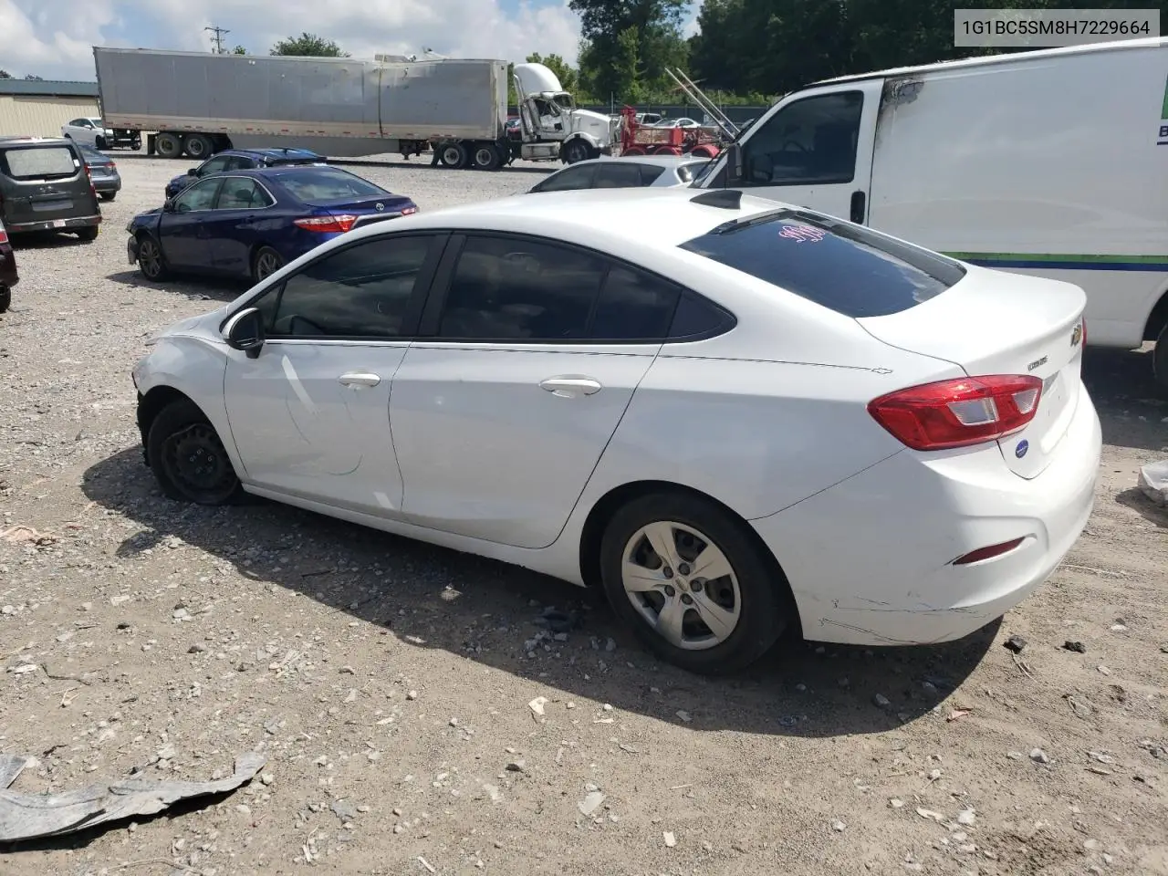 2017 Chevrolet Cruze Ls VIN: 1G1BC5SM8H7229664 Lot: 62985655