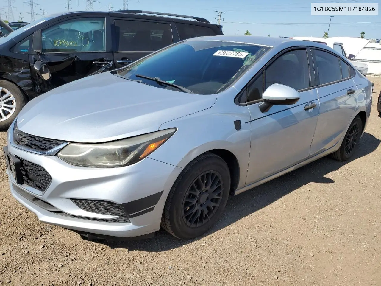 2017 Chevrolet Cruze Ls VIN: 1G1BC5SM1H7184826 Lot: 63037785