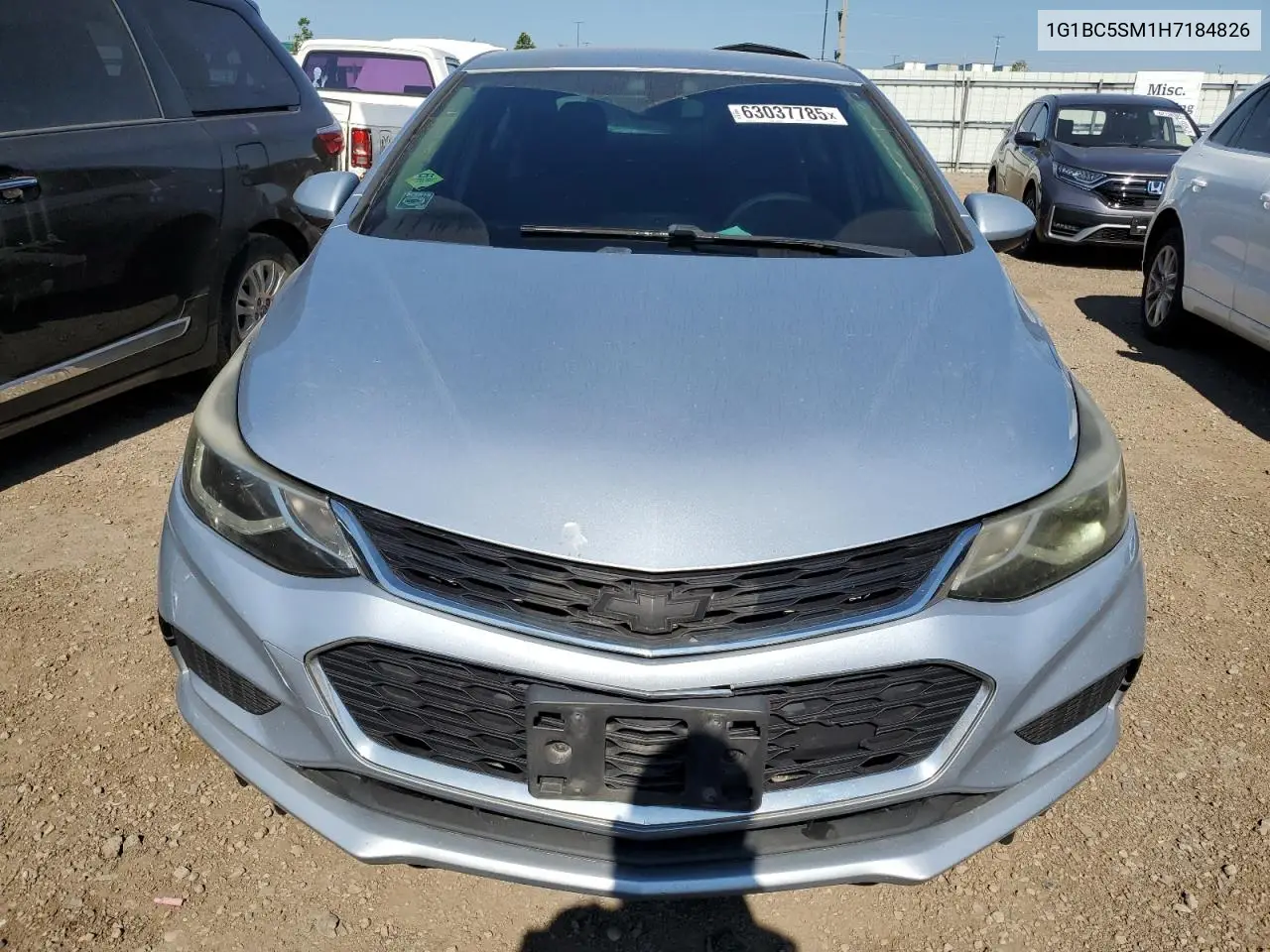 2017 Chevrolet Cruze Ls VIN: 1G1BC5SM1H7184826 Lot: 63037785