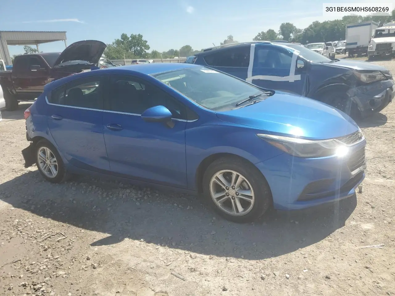 2017 Chevrolet Cruze Lt VIN: 3G1BE6SM0HS608269 Lot: 63075615