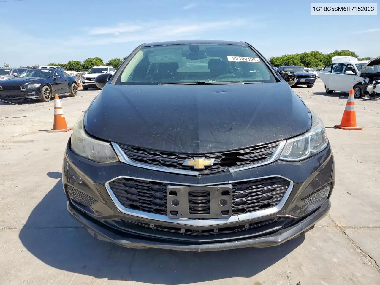 2017 Chevrolet Cruze Ls VIN: 1G1BC5SM6H7152003 Lot: 63100105