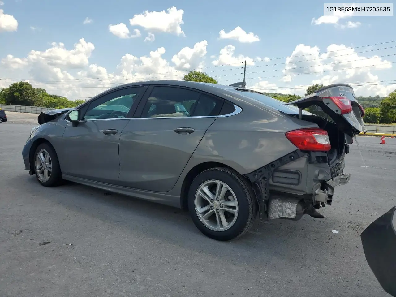 2017 Chevrolet Cruze Lt VIN: 1G1BE5SMXH7205635 Lot: 63287585
