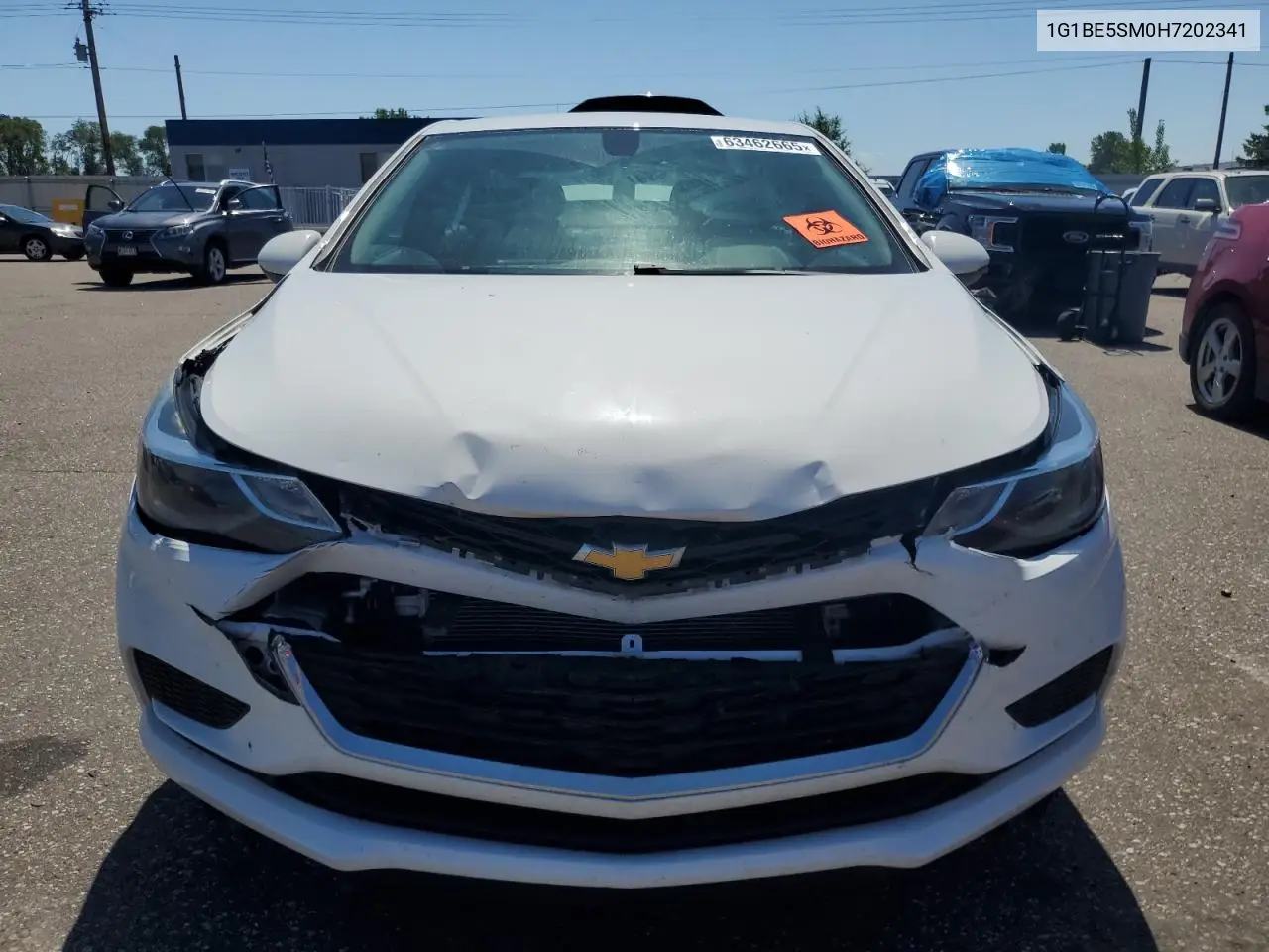 2017 Chevrolet Cruze Lt VIN: 1G1BE5SM0H7202341 Lot: 63462665