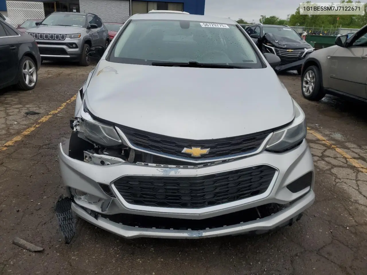 2018 Chevrolet Cruze Lt VIN: 1G1BE5SM7J7122671 Lot: 56729775