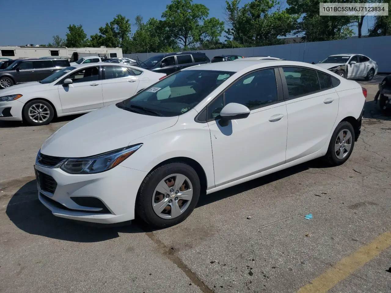 2018 Chevrolet Cruze Ls VIN: 1G1BC5SM6J7123834 Lot: 56731495