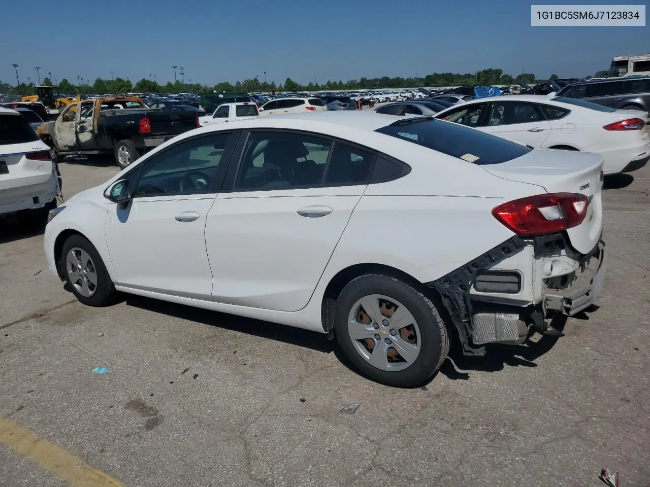2018 Chevrolet Cruze Ls VIN: 1G1BC5SM6J7123834 Lot: 56731495