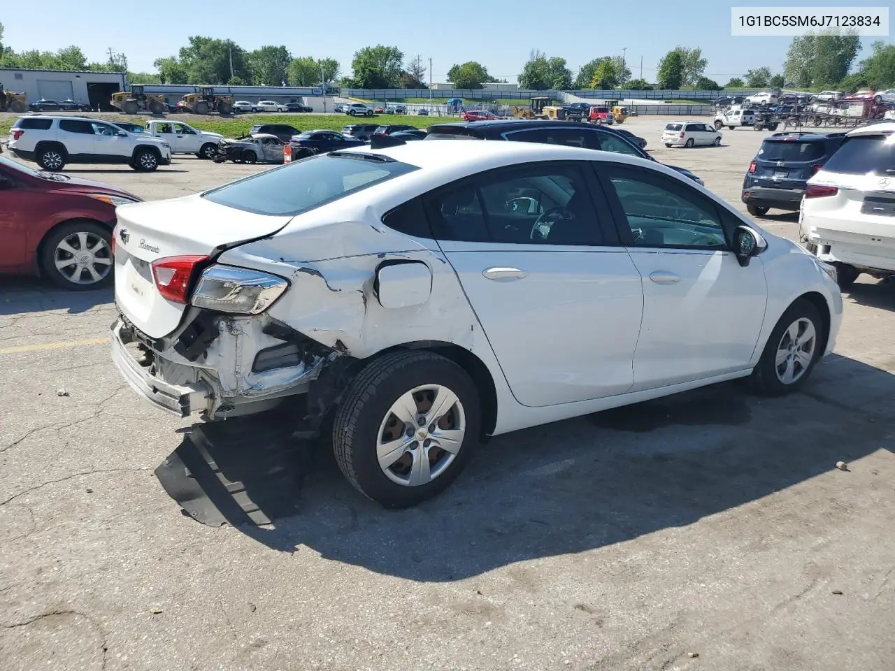 2018 Chevrolet Cruze Ls VIN: 1G1BC5SM6J7123834 Lot: 56731495